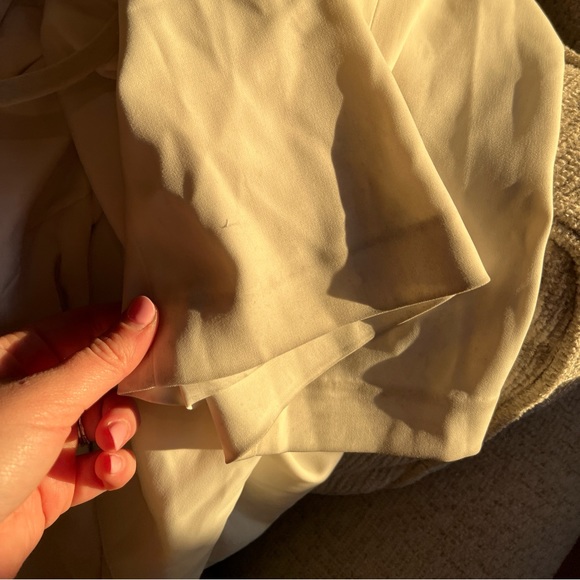 Jay Godfrey Diamond White Ivory Pleated Strapless Evening - Picture 5 of 5